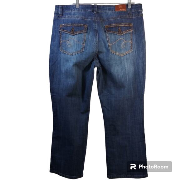 Jack David Blue Boot Cut Jeans Plus Size 24 - Picture 2 of 9